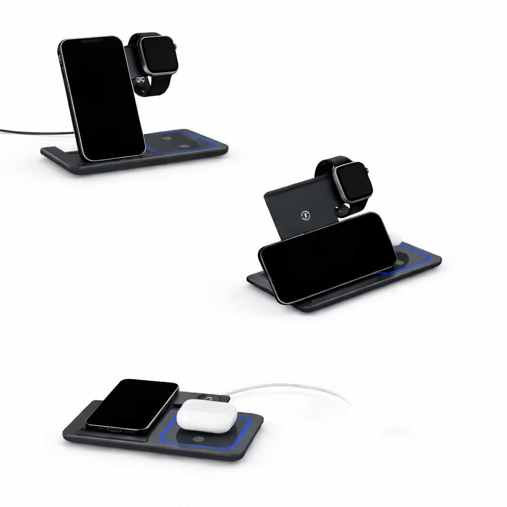 Cargador Inalámbrico Carga Rápida LED