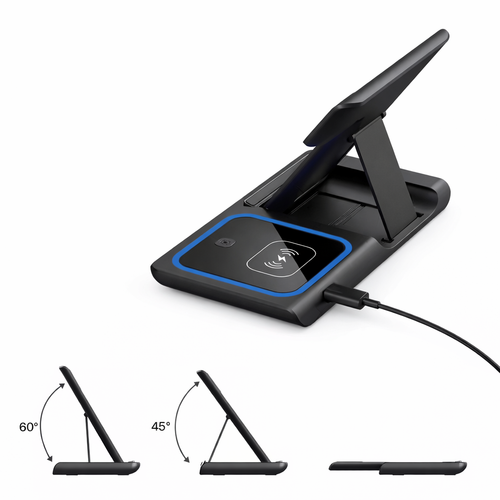 Cargador Inalámbrico Carga Rápida LED