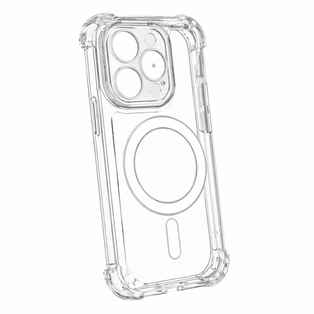 Funda Reforzada Transparente MagSafe • iPhone 16