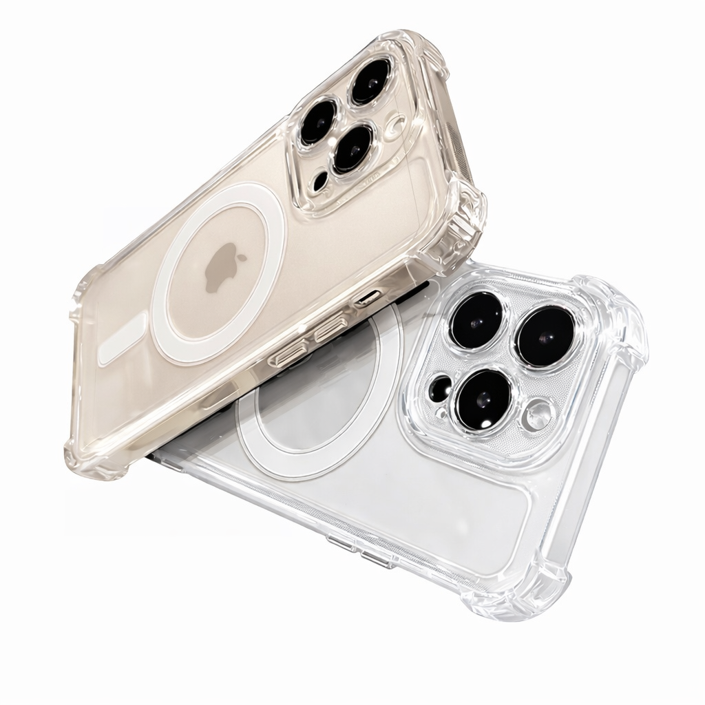 Funda Reforzada Transparente MagSafe • iPhone 16