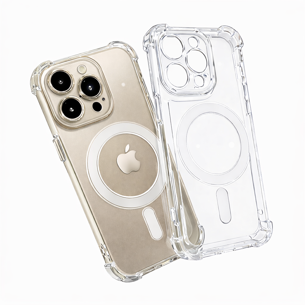 Funda Reforzada Transparente MagSafe • iPhone 16