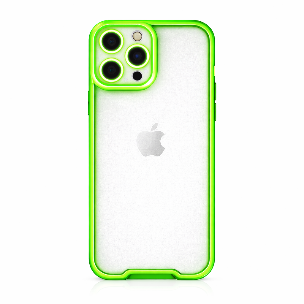 Funda Acrílica iPhone 16 • Bordes Neón